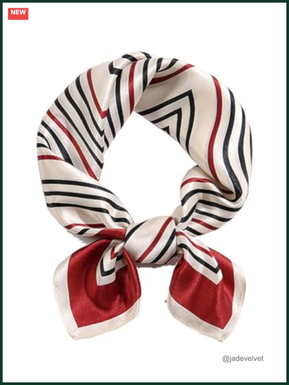 100% Mulberry Silk Square Scarf 21x21 Lightweight Neckerchief Unisex